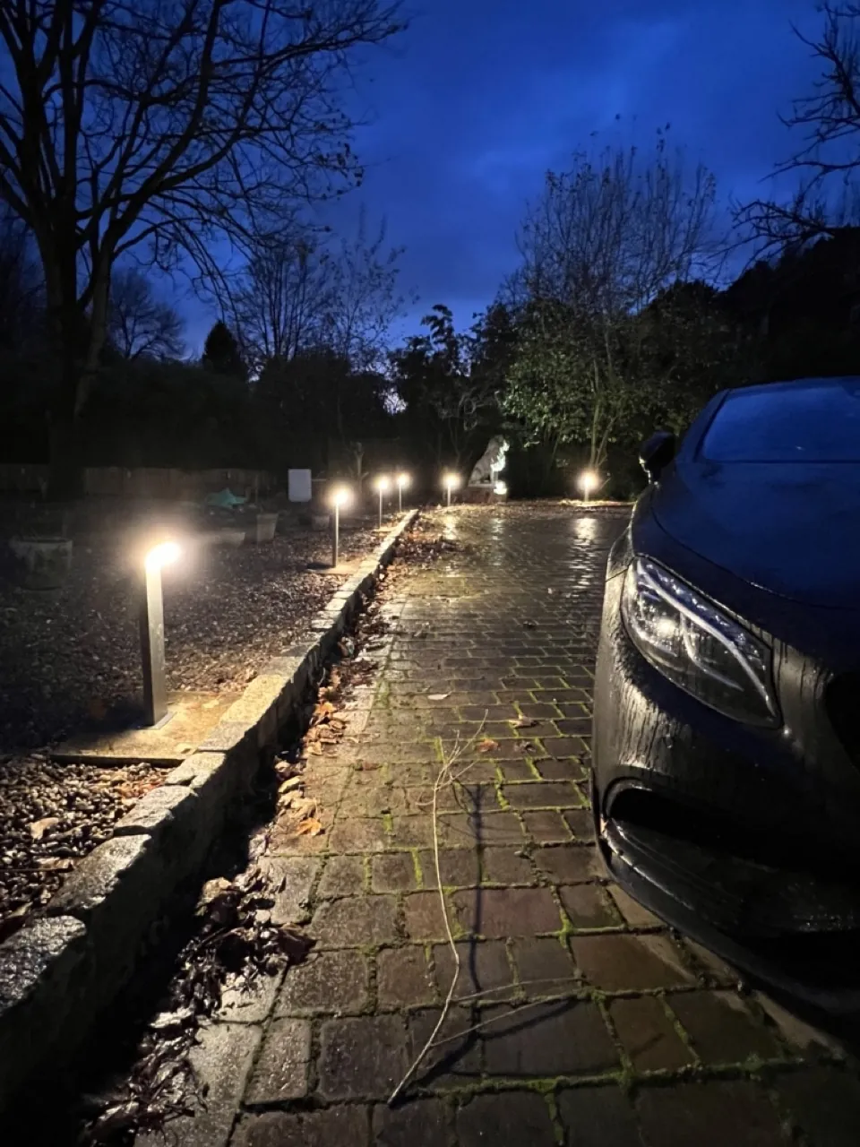 Driveway bollard lighting installed: electrician in Penwortham